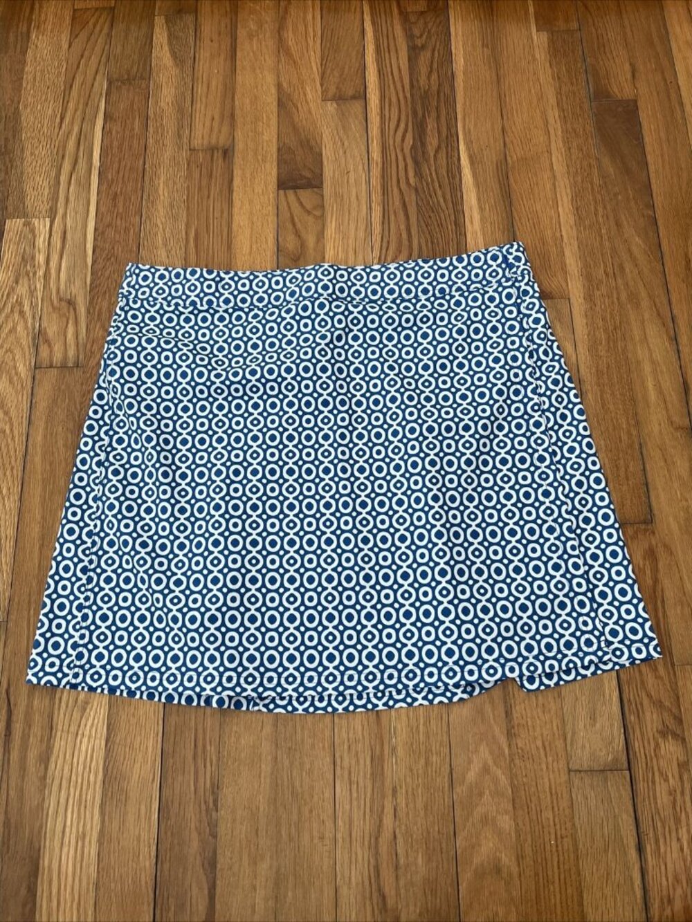 RipSkirt Hawaii Women's Wrap Skirt Geometric Print Blue Size XL